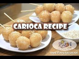 Carioca Recipe Recipes Filipino Desserts Snacks