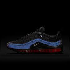 Reflective Nike Air Max 97 Black And Gold Pin On Tike