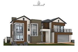 These 4 bedroom home designs are suitable for a wide variety of lot sizes, including narrow lots. Double Story House Plan 360sqm Modern House Designs Plandeluxe
