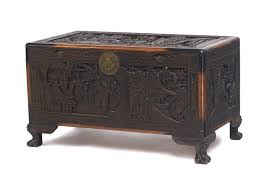 Middle notes are saffron, cardamom and olibanum; A Chinese Camphor Wood Chest Price Estimate 100 300