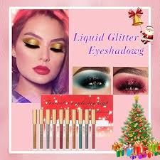 Liquid Glitter Eyeshadow Set ,10 Colors Metallic Shimmer Diamond Naked  Smokey Eye Makeup Long Lasting Waterproof Quick-Drying Sparkling Sweatproof  Non-smudge Eyeshadow Kits : Amazon.sg: Beauty