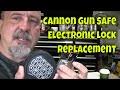 Cannon Gun Safe New NL Lock and Keypad Replacement