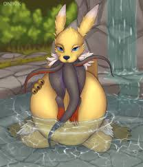 186383 - suggestive, artist:missonikik, oc, oc:saul ashle, eeveelution,  fictional species, jolteon, lizard, mammal, reptile, salazzle, semi-anthro,  nintendo, pokémon, anthro prey, feral pred, gray body, male, male pred,  multiple prey, oral vore, orange