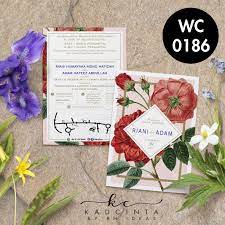 Sila pilih mana yang berkenan di hati! Kad Kahwin Wc0186 Wedding Cards Kad Kahwin Cards
