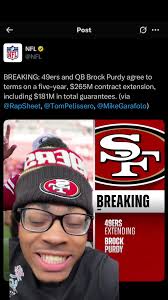 Purdy Signs $265m Extension with 49ers
