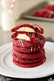 These are chewy on the outside and absolutely easy to make. Inside Out Red Velvet Cookies Cleobuttera