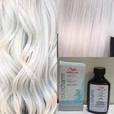 T18 Lightest Ash Blonde 1 4 Oz 42ml Ebay Wella Color Charm Toner Wella Color Charm Wella Toner