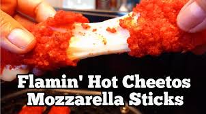 Freeze mozzarella sticks until frozen solid, at least 2 hours. Flamin Hot Cheetos Mozzarella Sticks Album On Imgur