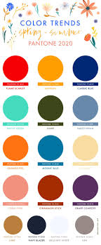 Spring Summer 2020 Pantone Colors Trends Color Trends Fashion Summer Color Trends Color Trends