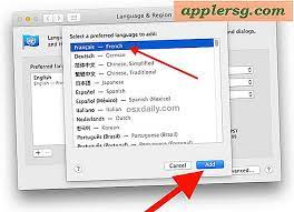With this option, you can use safari in spanish using english everywhere else on your mac. Wie Man Sprachen In Mac Os X Hinzufugt Und Umstellt