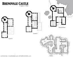 Brenovale Castle Dyson Logos On Patreon Castle Map Dungeon Maps