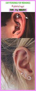 Ear Piercings For Migraines Piercings Blog Seo Tattoos Ear Piercings Ideas Ear Piercing Piercings Plusieurs Piercings A L Oreille Piercings Oreille