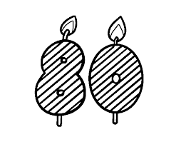 They're so easy for you to download and print at. 80 Years Old Coloring Page Coloringcrew Com