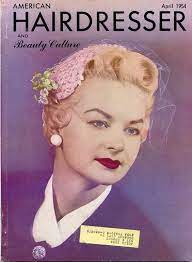 American Hairdresser Avril 1954 Vintage Hair Salons Retro Hairstyles Vintage Hairstyles