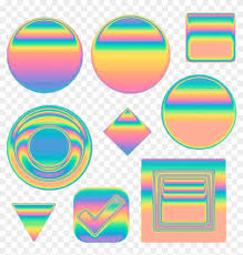 It is a reminder of all of the music, artwork, commercials, toys, food and buildings from way back. Holo Tumblr Vaporwave Aesthetic Circle Clipart 584232 Pikpng