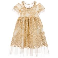 Floryday offers latest ladies' dresses collections to fit every occasion. Girls Gold Tulle Dress For Girl By Graci Discover More Beautiful Designer Dresses For Kids Online A Kids Fashion Inspiration Designer Dresses For Kids Dresses