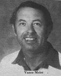 On July 15, 1985, the New Castle Community School Board hired long-time  basketball assistant coach Vance Meier to succeed Frank Kovaleski as  athletic director at New Castle Chrysler High School. On July