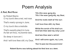 A Red Red Rose By Robert Burns Critical Analysis
