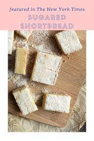 Sugared Shortbread Featured In The New York Times Recipe Perfect Sugar Cookies Almond Butter Cookies Shortbread