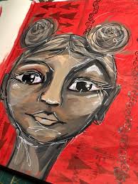 Guitar Artwork using Posca and Betem Colors