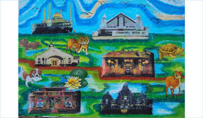 Karya seni kolase, montase dan mozaik sering dijadikan hiasan atau pajangan untuk mempercantik ruangan. Perbedaan Karya Seni Tempel Kolase Montase Dan Mozaik Dasarguru