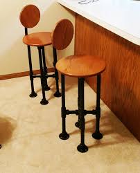 how to build a barstool with pipe diy