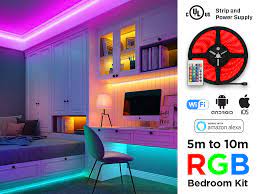24v Rgb Led Strip Kit For Bedroom With Ir And Wifi Control 5 To 10m 30 Led M