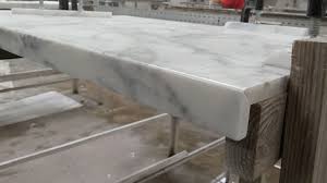 This is because it offers size flexibility and durability without requiring additional plywood support. Mitered Marble Shelves Google Search Countertops Kitchen Countertop Edges Stone Countertops Kitchen