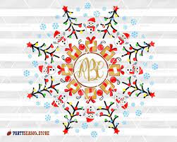 Download Christmas Monogram Svg
