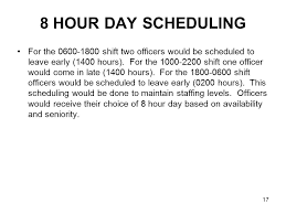 Balanced from shift to shift and day to day: 12 Hour Shift Proposal Mwaa Police Iad Station Ppt Video Online Download