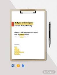 Instantly Download Contractor Daily Progress Report Template Sample Example In Microsoft Word Doc Progress Report Progress Report Template Daily Progress