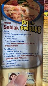 Ingin membuat seblak sendiri di dalam rumah yang enak serta simpel? Seblak Kobe Bumbu Nasi Goreng Poll Pedasss
