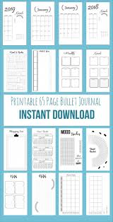 Bullet Journal Printable 76 Pages Bujo Bullet Journal Template Printable Calendar 2018 Calendar Notebook Inserts Bullet Journal Planner Verwirrend In 2020 Bullet Journal Ideas Pages Bujo Bullet Journal Bullet Journal Printables