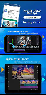 Download Powerdirector Mod Apk Premium 2020 Loadinghub Video Editing Software Cool Gifs Video Maker