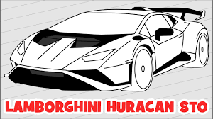 Porsche'nin başlatmış olduğu hızlı suv trendine ayak uyduran lambo, urus ile lamborghini boyama oyununda lamborghini marka 6 farklı model arabadan istediğiniz seçin ve zevkinize göre boyayın.play butonuna. How To Draw Lamborghini Huracan Sto Como Dibujar Lamborghini Huracan Sto Youtube