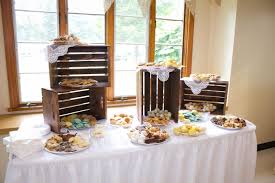 Rustic Country Wedding Cookie Table Burlap Lace Wedding Candy Table Rustic Country Wedding Country Chic Wedding
