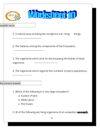 Printable science worksheets for teachers and parents. 2 Science Worksheets P5 2015