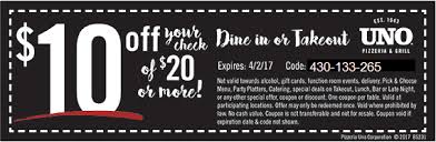 Uno Pizzeria November 2020 Coupons And Promo Codes