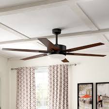 60 Cillian 6 Blade Led Standard Ceiling Fan With Remote Control And Light Kit Included In 2020 Living Room Ceiling Fan Ceiling Fan Ceiling Fan With Remote