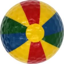 Beach Ball Premium Novelty Golf Balls – One Dozen - SGD Golf