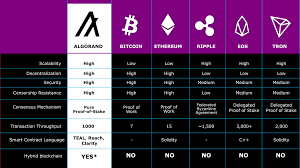 Due to lack of scalability, the transaction cost equals about $27, and each operation takes about 70 minutes to clear. Algorand Vs Bitcoin Ethereum Ripple Eos And Tron Algorandofficial