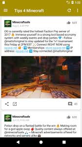 The longer your faction stands, the more likely you are to get raided. Tips 4 Minecraft For Android Apk Download