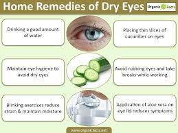 Home Remedies For Dry Eyes Include Adequate Consumption Of Water Sufficient Lubrication Use Of Humidifiers Use O Dry Eye Treatment Dry Eye Remedies Dry Eyes