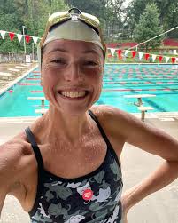 Max swim yardage of 2023 achievement unlocked! 💫 41400m (45275 yards) all  long course meters and outside! 🎉 Not sure how much longer I can keep it  up outside in the unheated