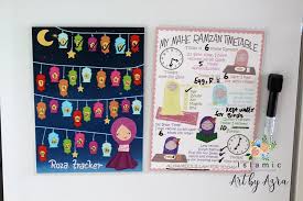 Roza Tracker And Ramzan Timetable For Girls Bundle Instant Etsy In 2020 Etsy Download Instant Download Prints Islamic Gifts