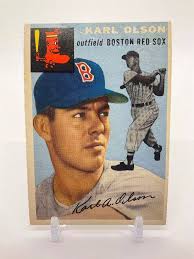 Karl Olson 1954 Topps #186 Boston Red Sox GD #1