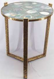 Green Agate Table Agate Table Decor Agate Decor