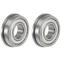 FR8ZZ Flange Ball Bearing 1/2"x1-1/8"x5/16" Shielded Chrome Bearing 2pcs