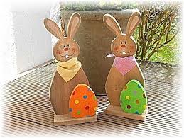 50 Cm Grosser Oster Hase Mit Ei Aus Holz Ostern Basteln Holz Diy Ostern Osterprojekte