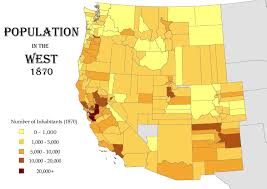 1870 Population Of The West Human Migration West History
